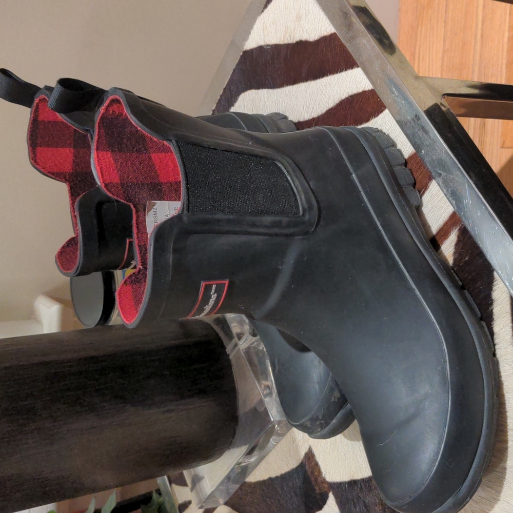 Girls ankle rain boots